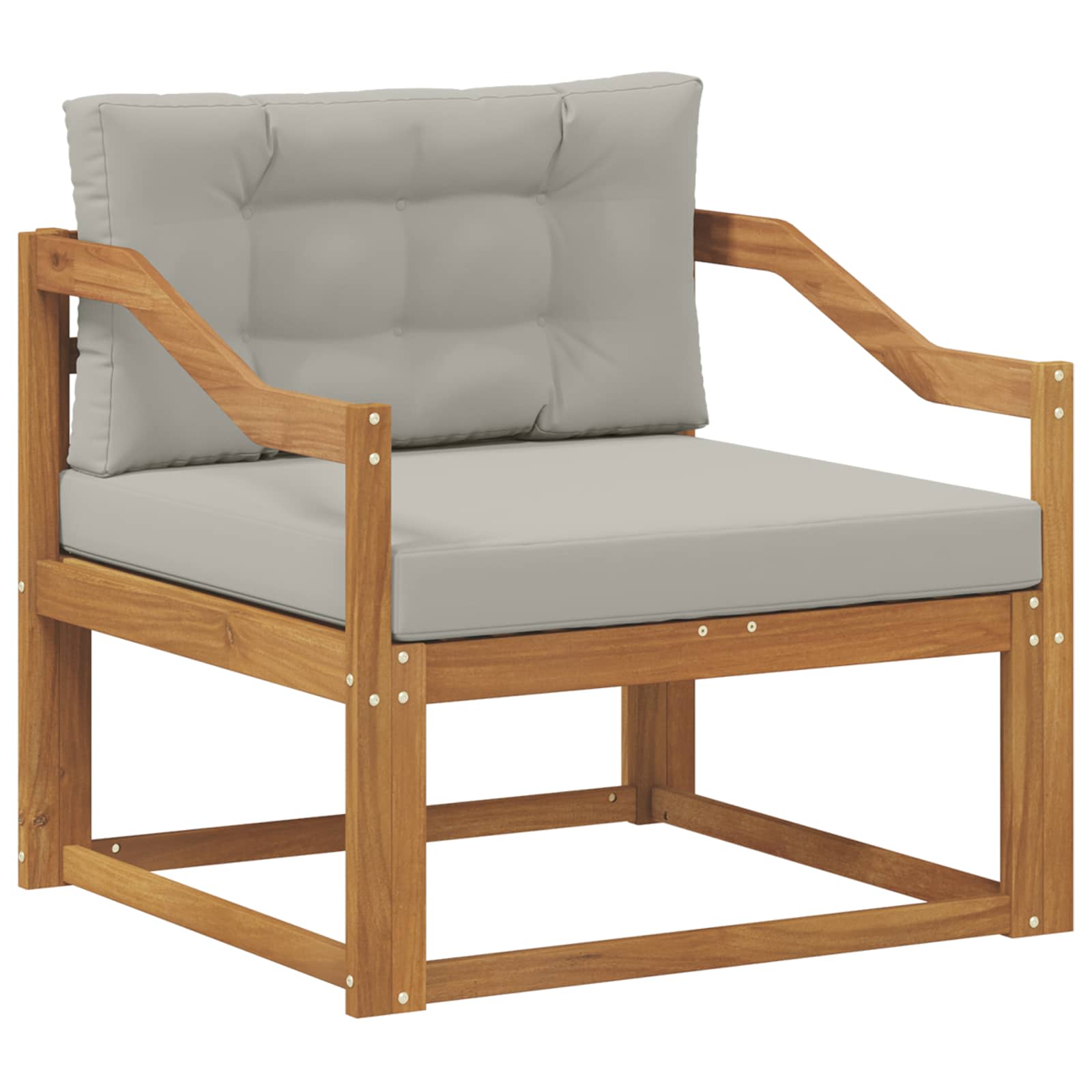 Maison Exclusive - Outdoor Mittelsofa Natur 87 X 83 X 73 Cm
