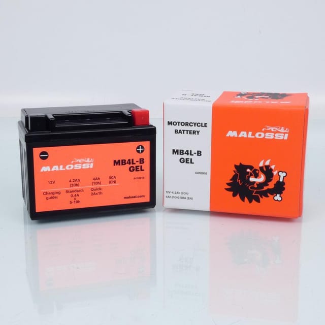 Batterie Sla Malossi Für Roller Benelli 125 Velvet 2001 Yb4l-b