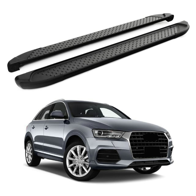 Turtle Kompatibel Mit Audi Q3 (8u) 2012-2018 Trittbrett Sapphire V1 Schwarz