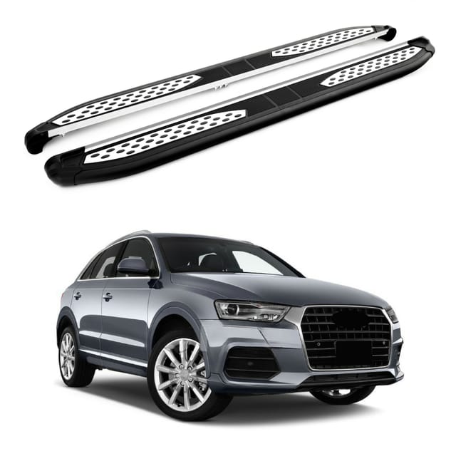 Turtle Kompatibel Mit Audi Q3 (8u) 2012-2018 Trittbrett Plus Schwarz