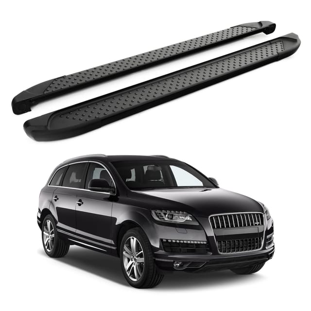 Turtle Kompatibel Mit Audi Q7 (4l) 2006-2015 Trittbrett Sapphire V1 Schwarz