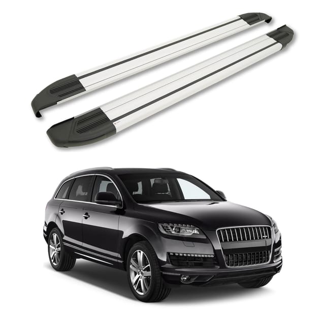 Turtle Kompatibel Mit Audi Q7 (4l) 2006-2015 Trittbrett Brillant Grau