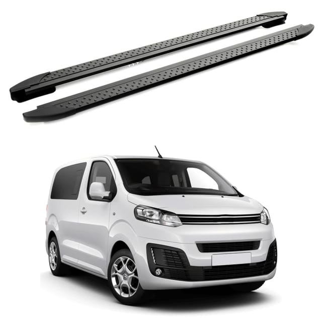 Turtle Kompatibel Mit Citroen Space Tourmalineer (mk3) 2017-2025 / Mittlere Version Trittbrett Era V1 Schwarz