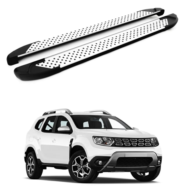 Turtle Kompatibel Mit Dacia Duster (hm) 2018-2022 Trittbrett Sapphire V1 Grau