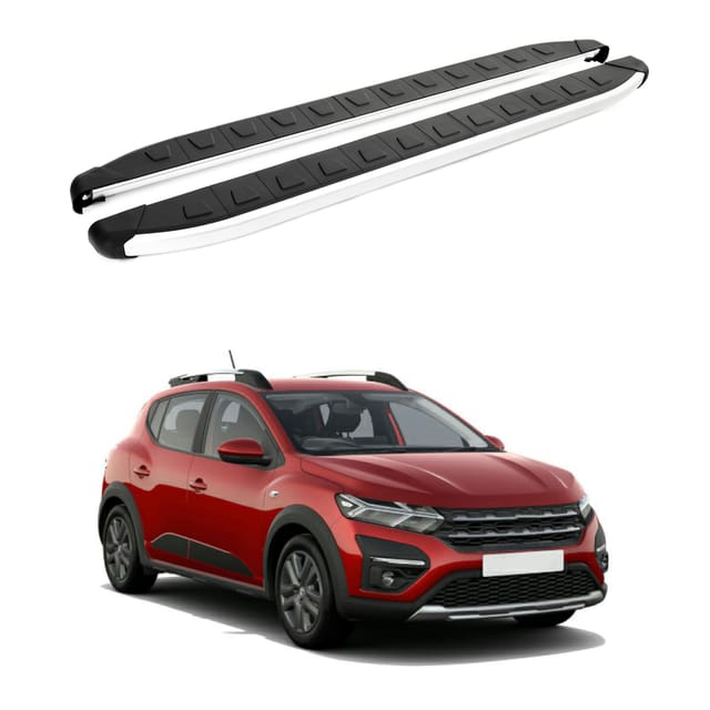 Turtle Kompatibel Mit Dacia Sandero Stepway (bji) 2014-2020 Trittbrett Alyans Grau