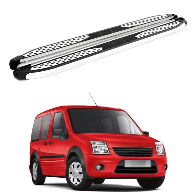 Turtle Kompatibel Mit Ford Connect 2002-2012 / Lange Version Trittbrett Plus Grau