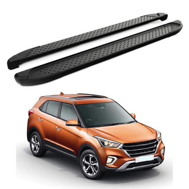 Turtle Kompatibel Mit Hyundai Creta (gs) 2015-2020 Trittbrett Sapphire V1 Schwarz
