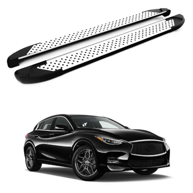 Turtle Kompatibel Mit Infiniti Esq (f15) 2015-2019 Trittbrett Sapphire V1 Grau