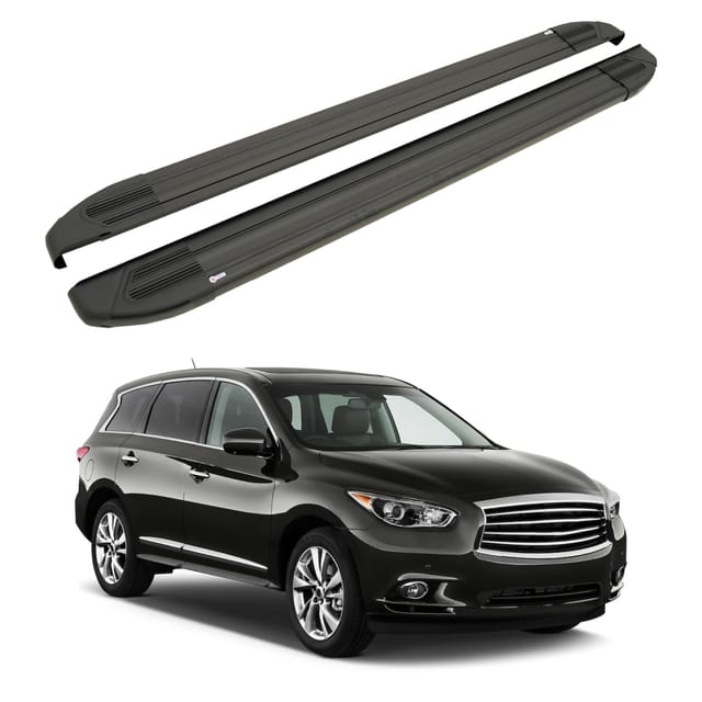 Turtle Kompatibel Mit Infiniti Jx35 (l50) 2012-2021 Trittbrett Brillant Schwarz