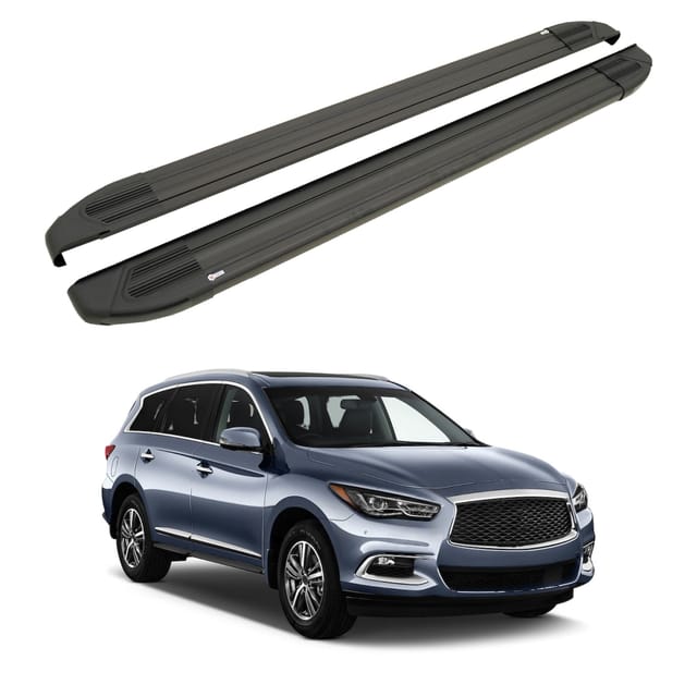 Turtle Kompatibel Mit Infiniti Qx60 (l50) 2012-2021 Trittbrett Brillant Schwarz