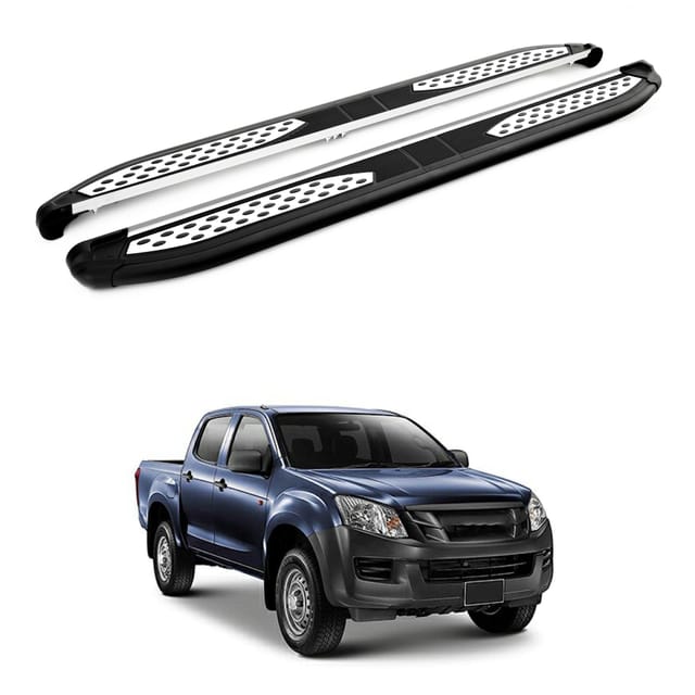 Turtle Kompatibel Mit Isuzu D-max (rt50) 2012-2015 Trittbrett Plus Schwarz