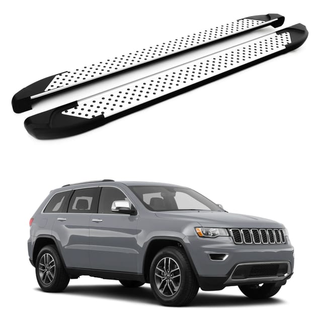 Turtle Kompatibel Mit Jeep Grand Cherokee (wk2) 2011-2023 Trittbrett Sapphire V1 Grau