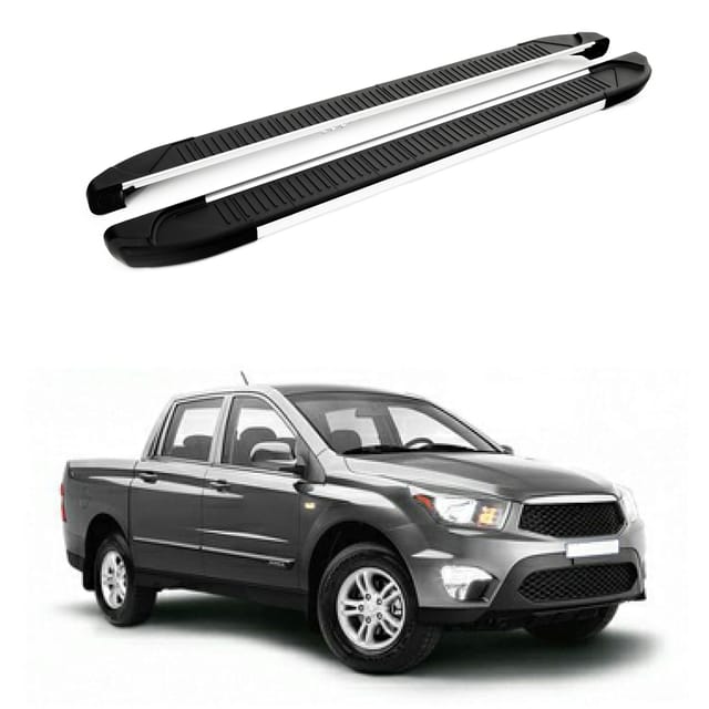 Turtle Kompatibel Mit Ssangyong Korando Sports 2013-2019 Trittbrett Another Grau