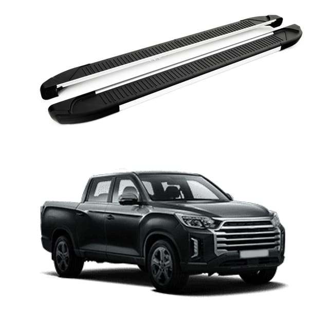Turtle Kompatibel Mit Ssangyong Rexton Sports (q200) 2018-2025 Trittbrett Another Grau