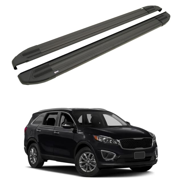Turtle Kompatibel Mit Kia Sorento (xm) [ru] 2013-2017 Trittbrett Brillant Schwarz