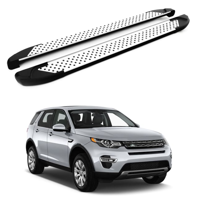 Turtle Kompatibel Mit Land Rover Discovery Sport (l550) 2014-2019 Trittbrett Sapphire V1 Grau