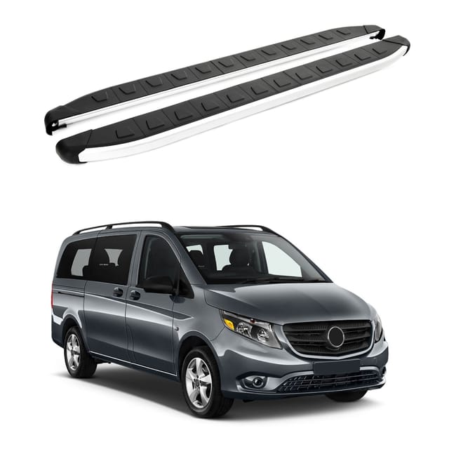 Turtle Kompatibel Mit Mercedes-benz Metris (w447) 2015-2025 / Exlange Version Trittbrett Alyans Grau
