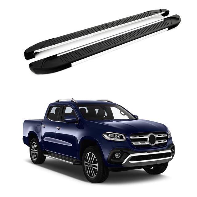 Turtle Kompatibel Mit Mercedes-benz X-class 2018-2020 Trittbrett Another Grau