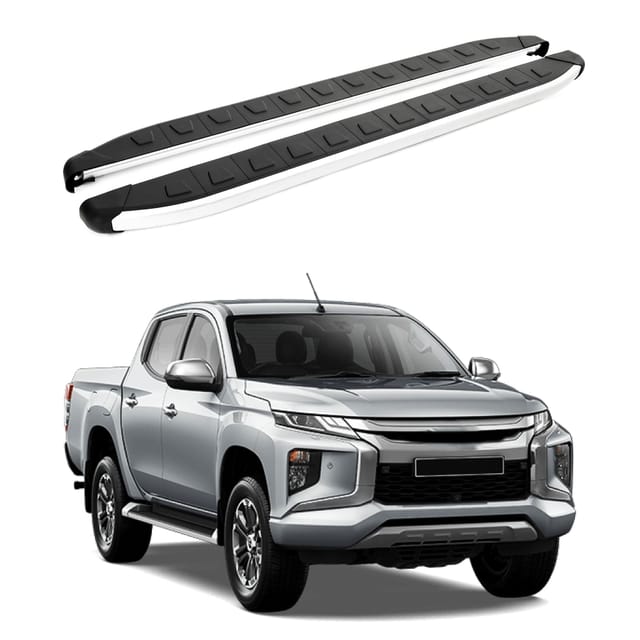 Turtle Kompatibel Mit Mitsubishi L200 (mk5) 2015-2025 Trittbrett Alyans Grau