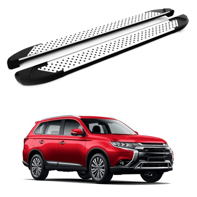 Turtle Kompatibel Mit Mitsubishi Outlander (mk3) 2013-2021 Trittbrett Sapphire V1 Grau