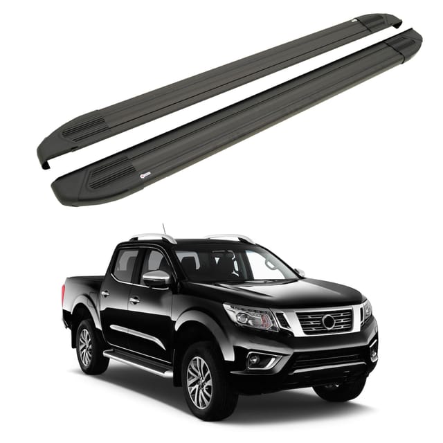 Turtle Kompatibel Mit Nissan Np300 (d23) 2015-2025 Trittbrett Brillant Schwarz