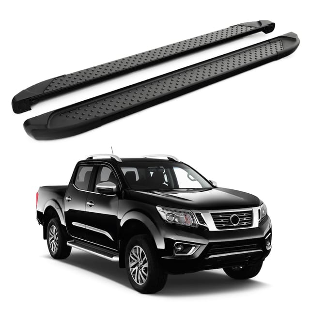 Turtle Kompatibel Mit Nissan Np300 (d23) 2015-2025 Trittbrett Sapphire V1 Schwarz