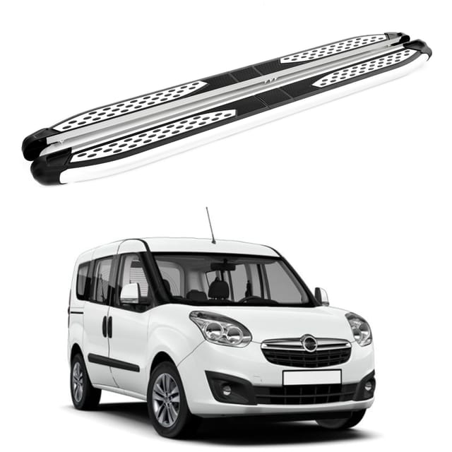 Turtle Kompatibel Mit Opel Combo D 2012-2018 / Kurze Version Trittbrett Plus Grau