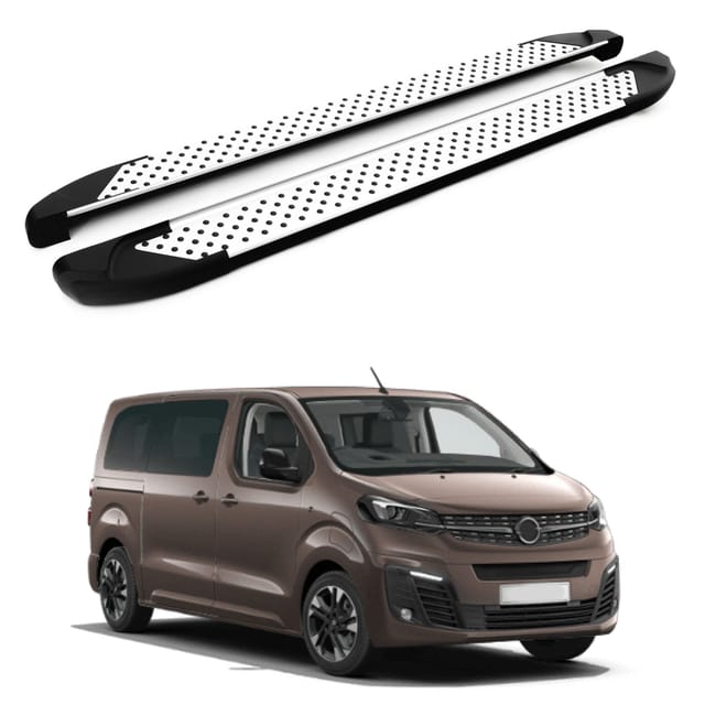 Turtle Kompatibel Mit Opel Zafira Life (mk3) 2019-2025 / Kurze Version Trittbrett Sapphire V1 Grau