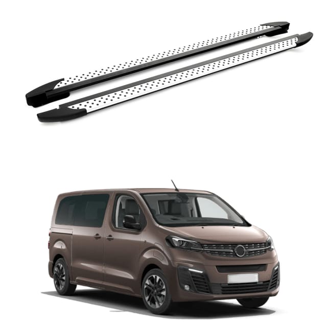 Turtle Kompatibel Mit Opel Zafira Life (mk3) 2019-2025 / Mittlere Version Trittbrett Era V1 Grau