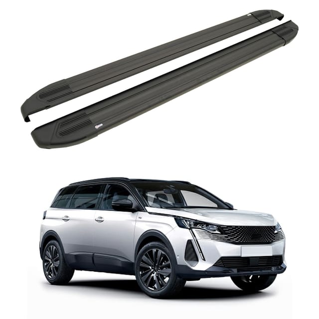 Turtle Kompatibel Mit Peugeot 5008 (t87) 2017-2024 Trittbrett Brillant Schwarz