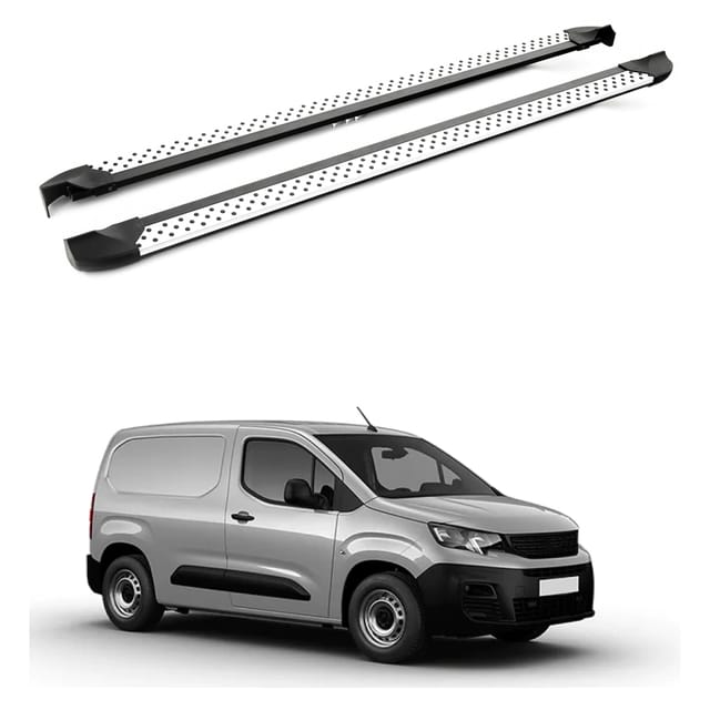 Turtle Kompatibel Mit Peugeot Partner 2019-2025 / Lange Version Trittbrett Era V2 Grau