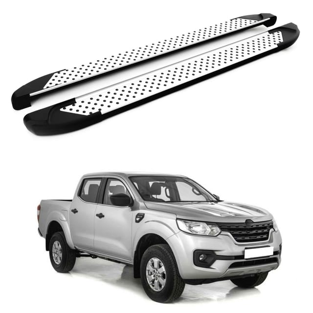 Turtle Kompatibel Mit Renault Alaskan 2017-2025 Trittbrett Sapphire V1 Grau