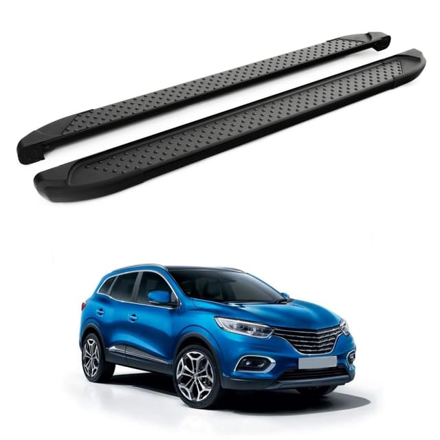 Turtle Kompatibel Mit Renault Kadjar 2015-2022 Trittbrett Sapphire V1 Schwarz