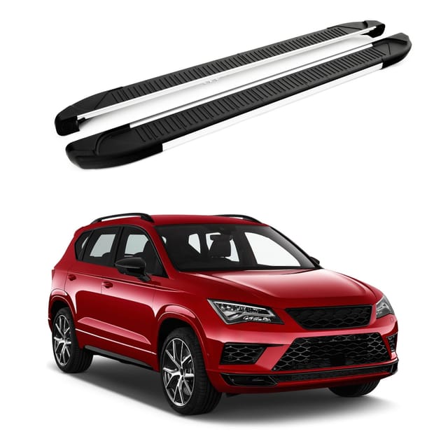 Turtle Kompatibel Mit Seat Ateca 2016-2025 Trittbrett Another Grau