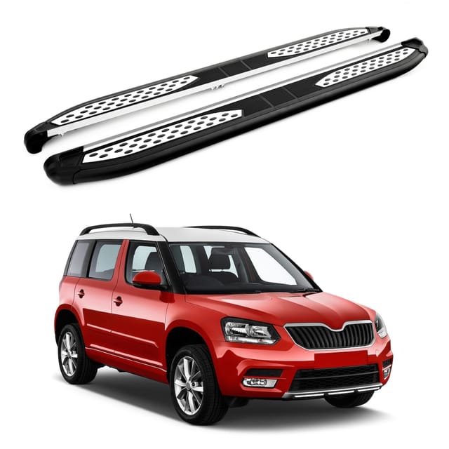 Turtle Kompatibel Mit Skoda Yeti (5l) 2009-2017 Trittbrett Plus Schwarz