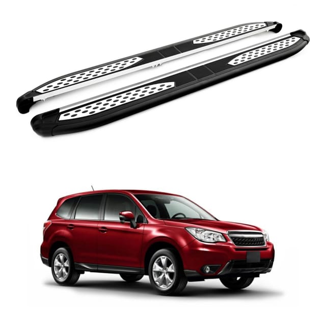 Turtle Kompatibel Mit Subaru Forester (sj) 2013-2018 Trittbrett Plus Schwarz