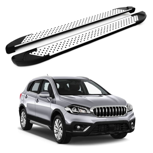 Turtle Kompatibel Mit Suzuki Sx4 S-cross 2014-2021 Trittbrett Sapphire V1 Grau