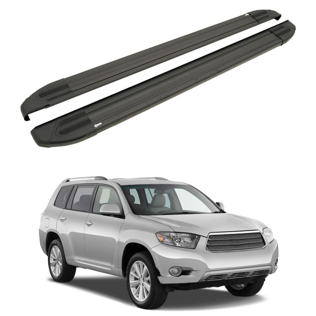 Turtle Kompatibel Mit Toyota Highlander (xu40) 2008-2013 Trittbrett Brillant Schwarz