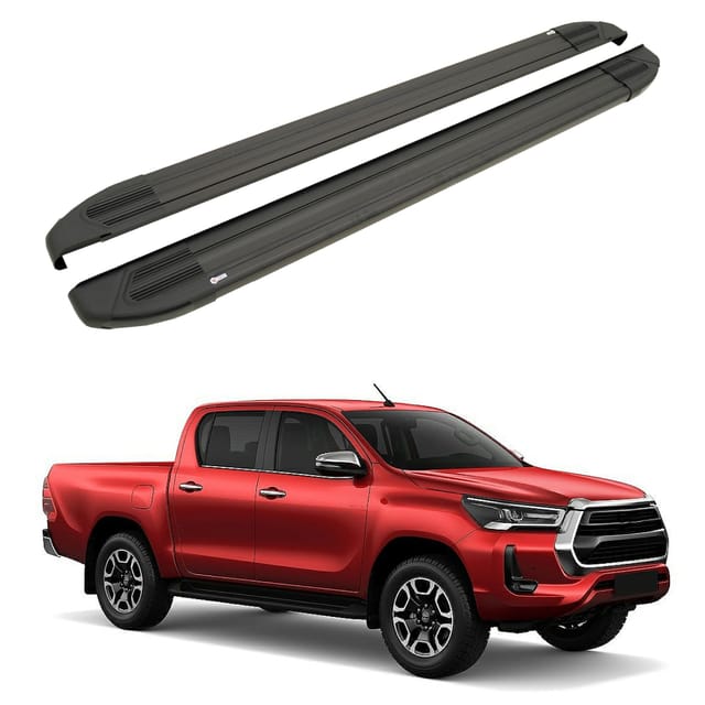 Turtle Kompatibel Mit Toyota Hilux Revo 2015-2025 Trittbrett Brillant Schwarz