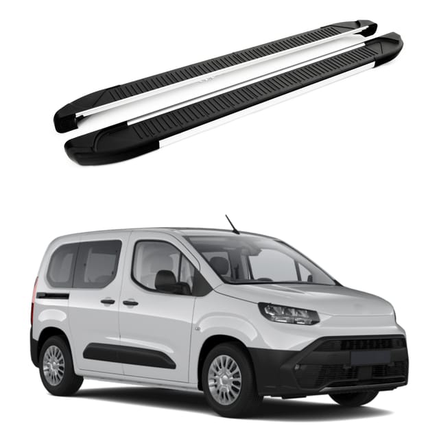 Turtle Kompatibel Mit Toyota Proace City 2019-2025 / Lange Version Trittbrett Another Grau
