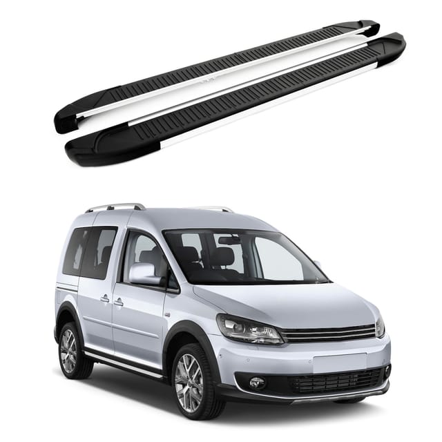 Turtle Kompatibel Mit Volkswagen Caddy (2k) 2003-2019 / Kurze Version Trittbrett Another Grau