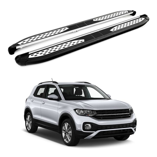 Turtle Kompatibel Mit Volkswagen T-cross (c11) 2019-2025 Trittbrett Plus Schwarz