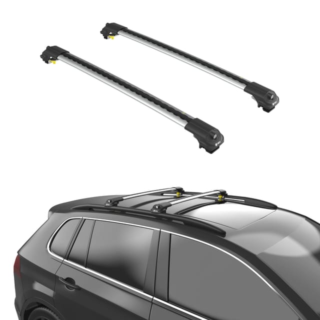 Turtle Kompatibel Mit Citroen C4 Grand Picasso 2006-2013 Dachträger Air1 Grau