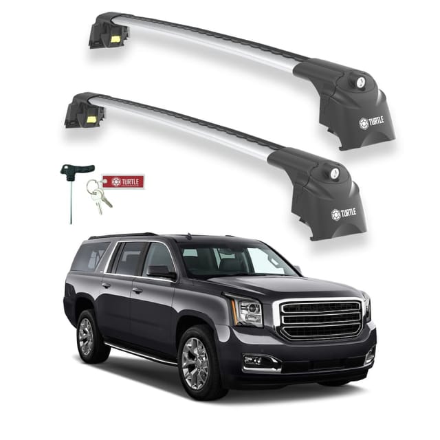 Turtle Kompatibel Mit Gmc Yukon (gmtk2ug) 2015-2020 Dachträger Air2 Grau