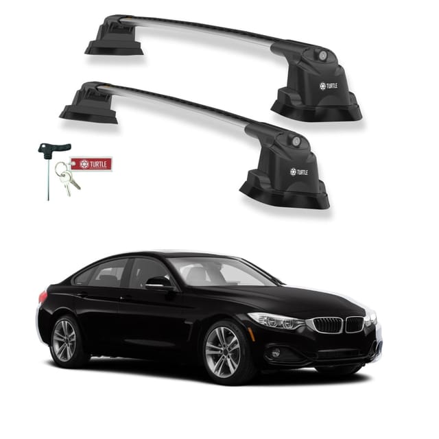 Turtle Kompatibel Mit Bmw 4-series Gran Coupe (f36) 2014-2020 Dachträger Air3 Grau