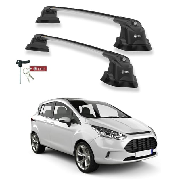 Turtle Kompatibel Mit Ford B-max (b232) 2012-2017 Dachträger Air3 Grau