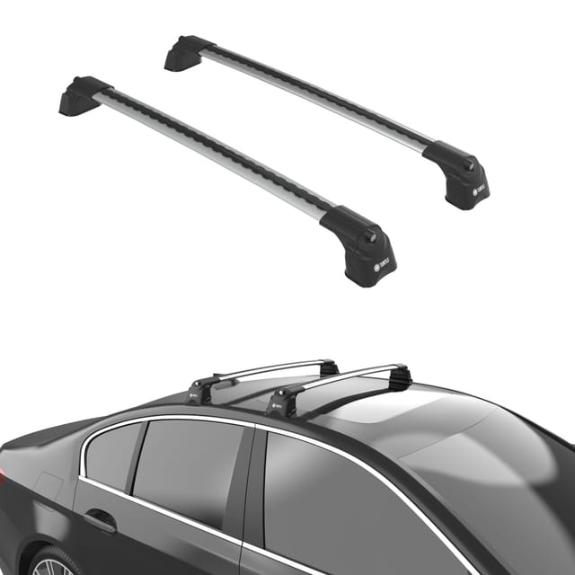 Turtle Kompatibel Mit Renault Kangoo 1996-2007 Dachträger Air3 Grau