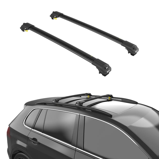 Turtle Kompatibel Mit Citroen Jumpy (mk2) 2006-2016 Dachträger Air1 Schwarz