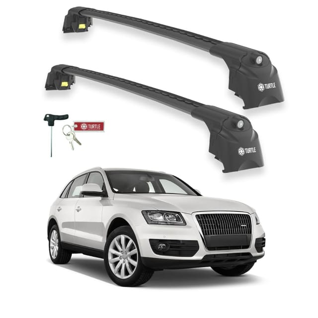 Turtle Kompatibel Mit Audi Q5 (8r) 2009-2017 Dachträger Air2 Schwarz