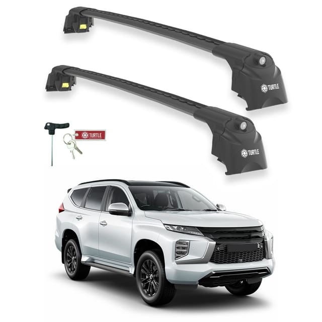 Turtle Kompatibel Mit Mitsubishi Pajero Sport (mk3) 2016-2025 Dachträger Air2 Schwarz